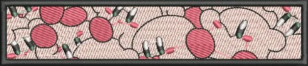 Alternative view of  Pink Cherry Blossoms Embroidered Border 