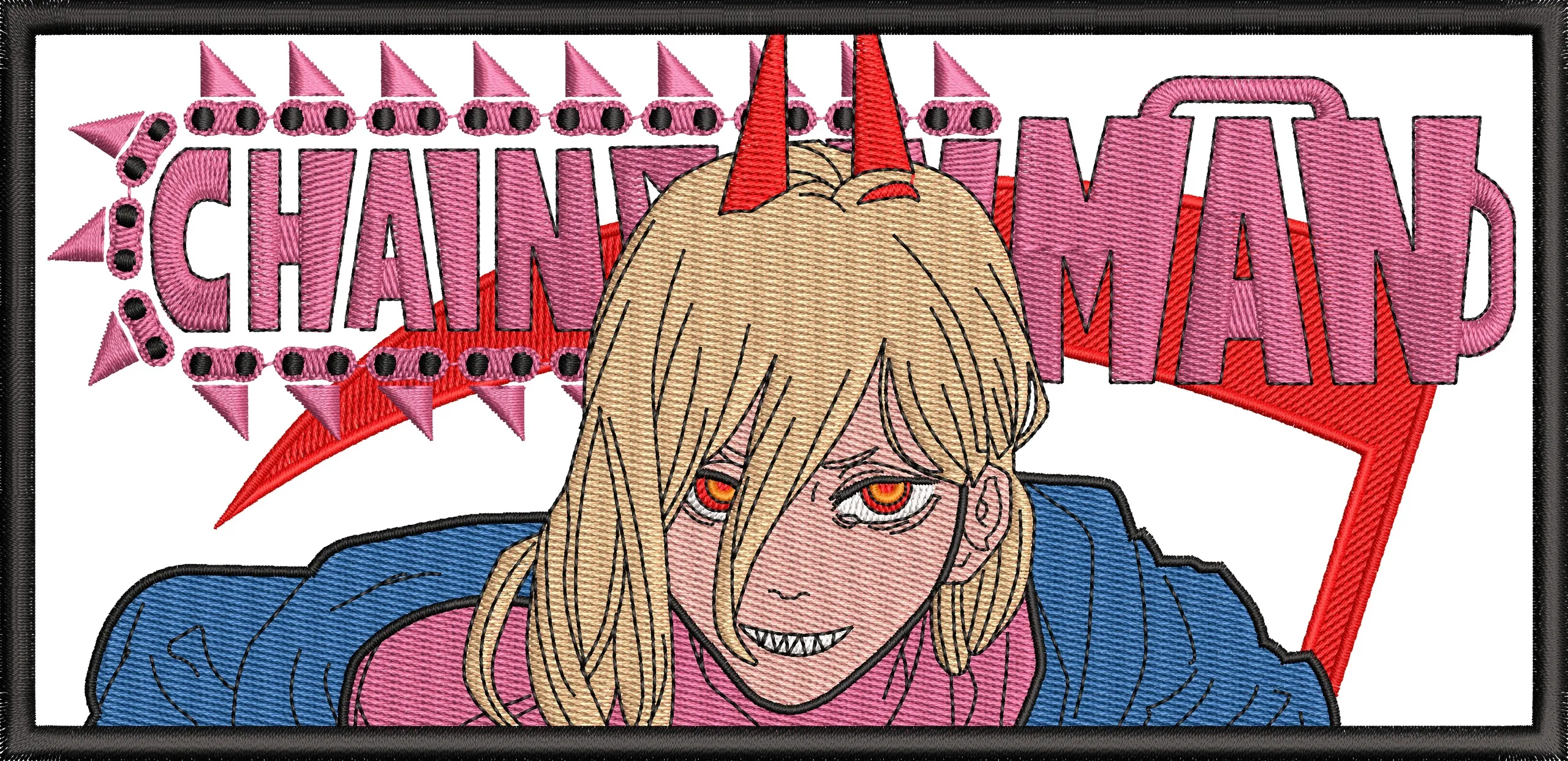 Alternative view of  Power from Chainsaw Man with Logo 