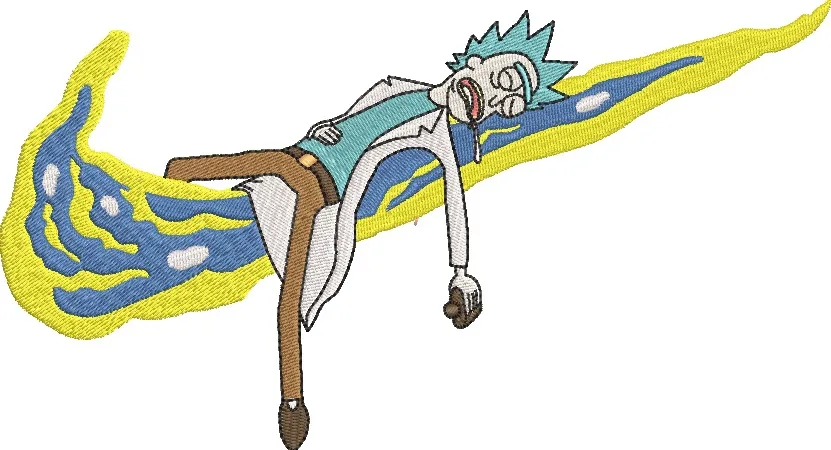 Alternative view of  Rick Sanchez Sleeping on Portal 