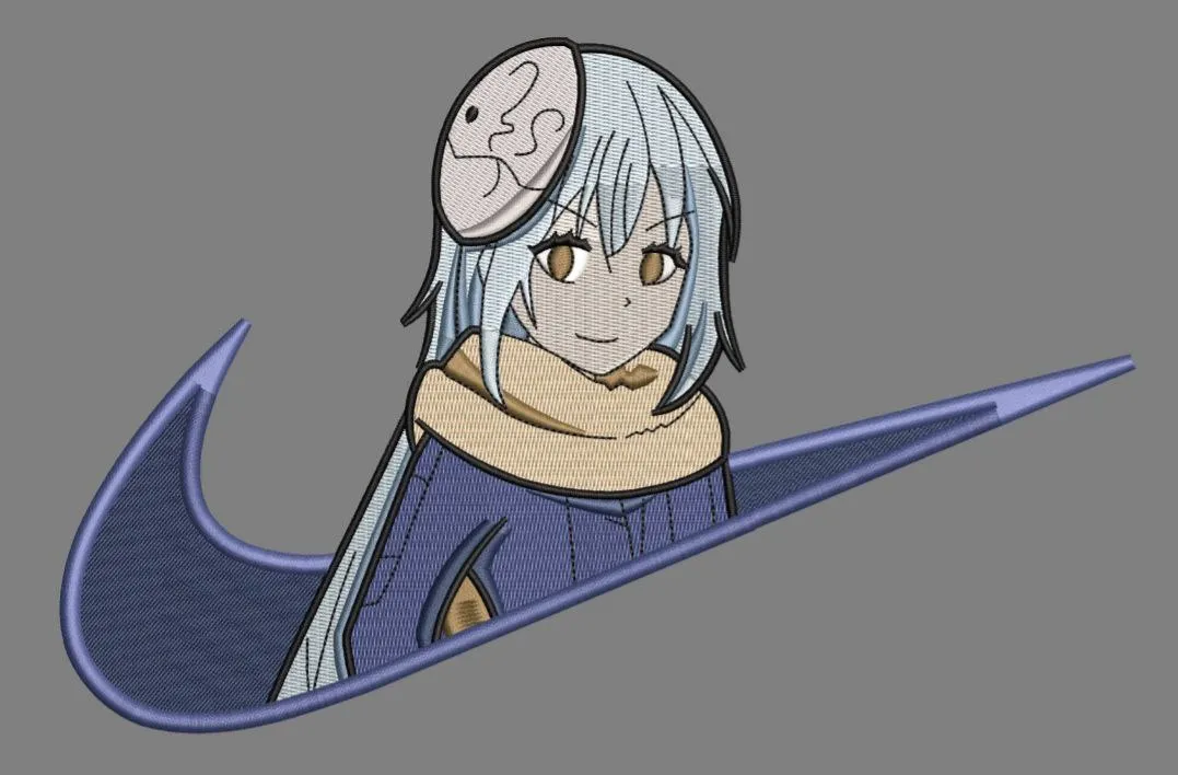 Alternative view of  Rimuru Tempest in Blue Nike Logo 