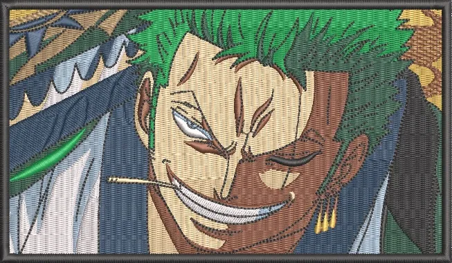 Alternative view of  Roronoa Zoro Embroidered Portrait 