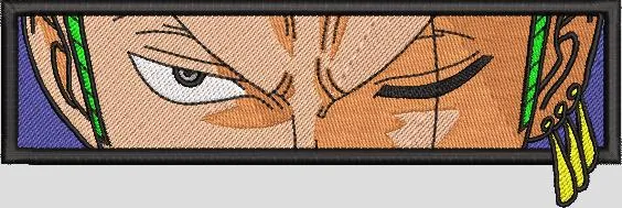Alternative view of  Roronoa Zoro Eyes Close Up Embroidery Patch 