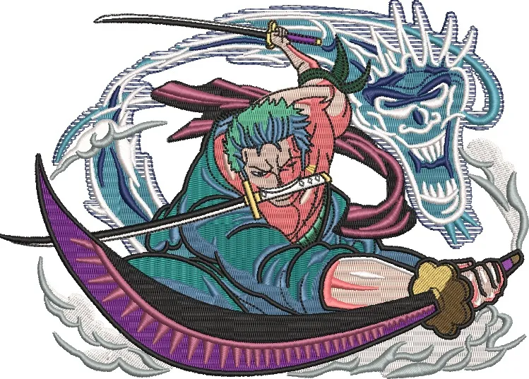 Alternative view of  Roronoa Zoro with Dragon Spirit Attack 
