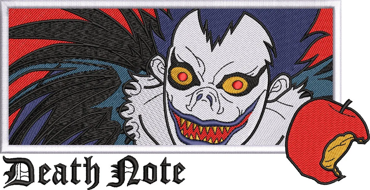Alternative view of  Ryuk with Apple Death Note Patch 