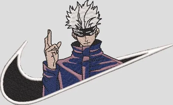 Alternative view of  Satoru Gojo in Nike Swoosh Logo 