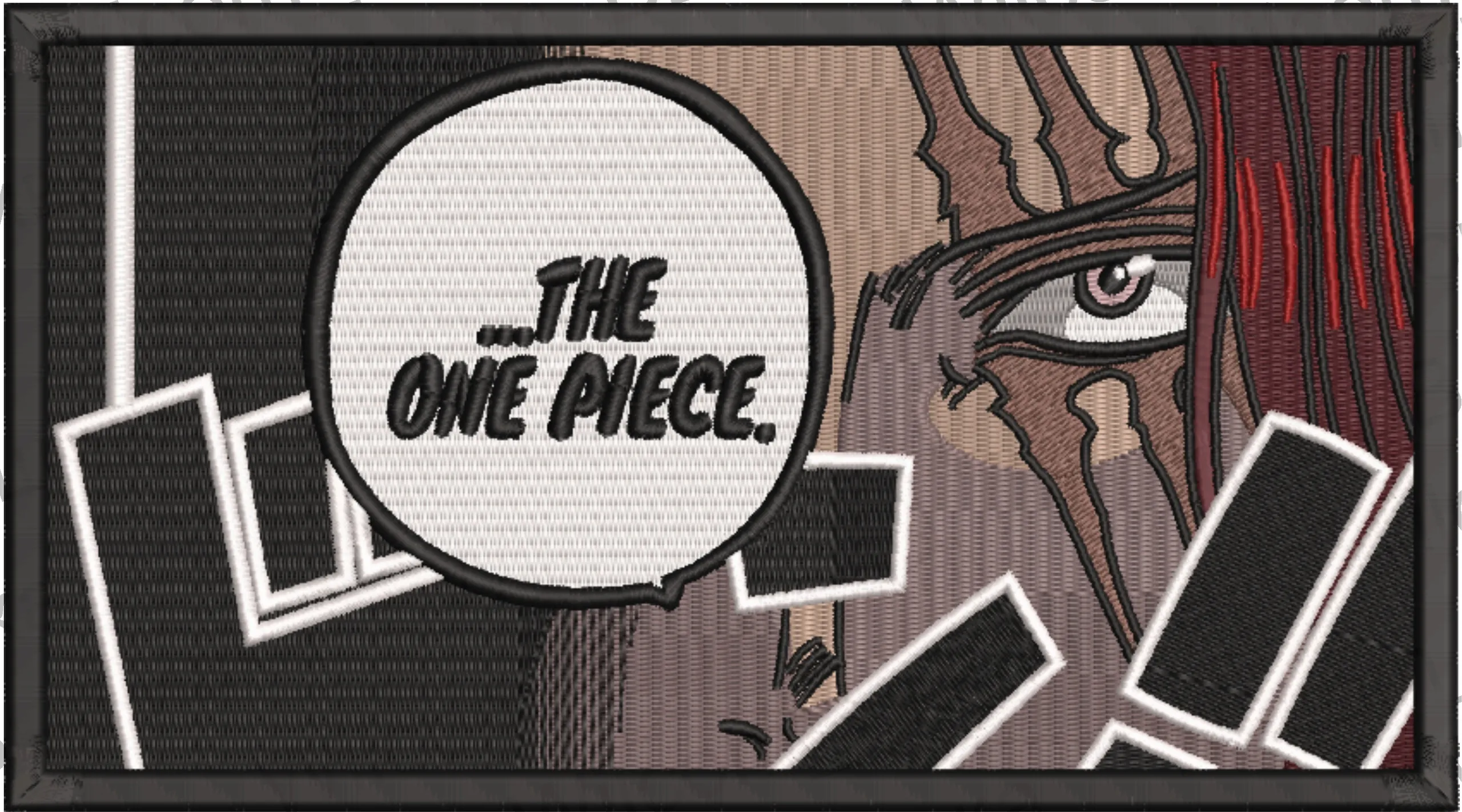 Alternative view of  Shanks Eye and The One Piece Speech Bubble 