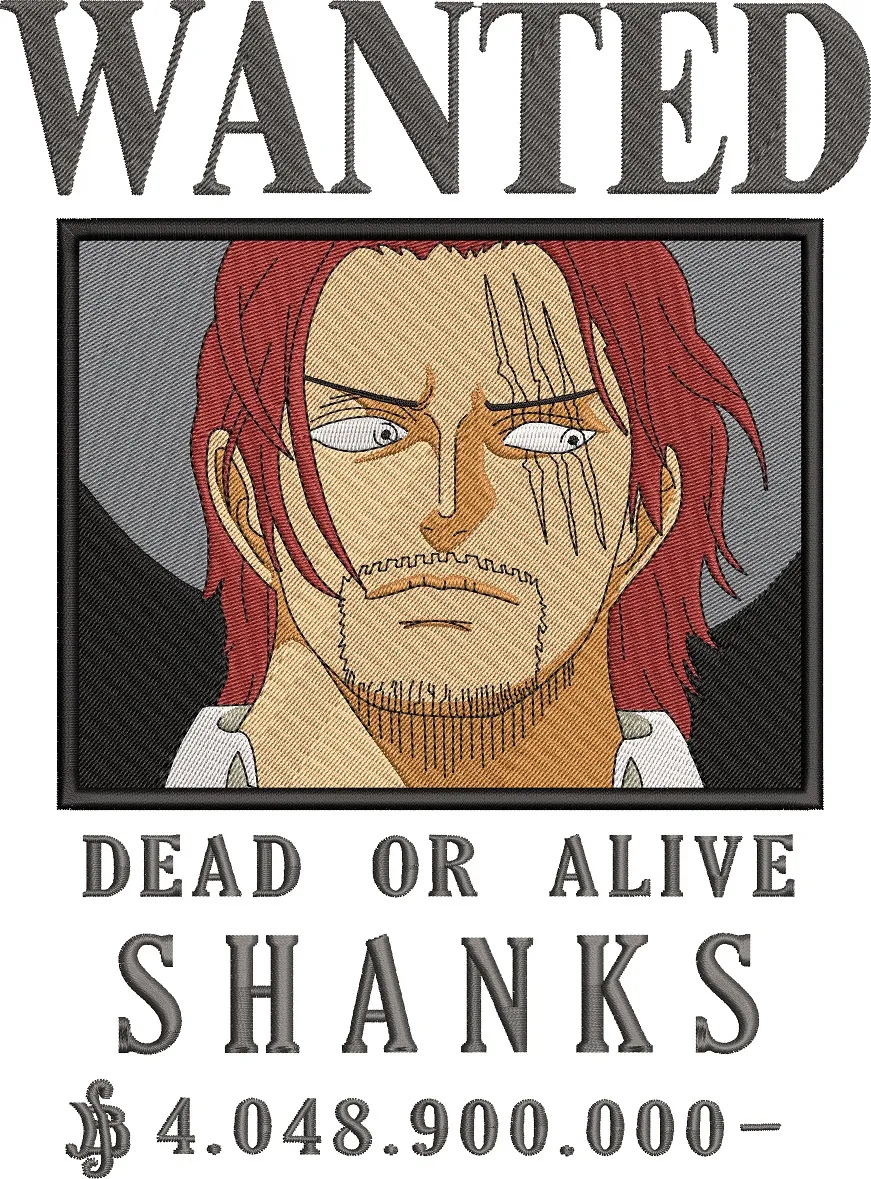 Alternative view of  Shanks Wanted Poster from One Piece 