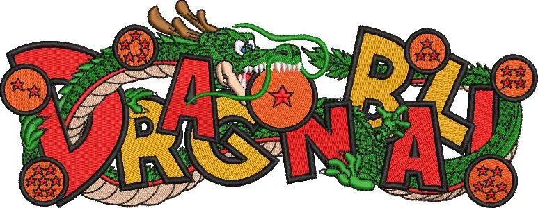 Alternative view of  Shenron and Dragon Balls Dragon Ball Logo Patch 