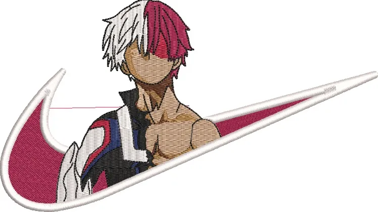 Alternative view of  Shoto Todoroki in Nike Swoosh 