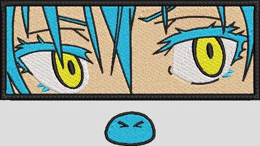 Alternative view of  Slime Eyes Close Up Rectangular Patch 