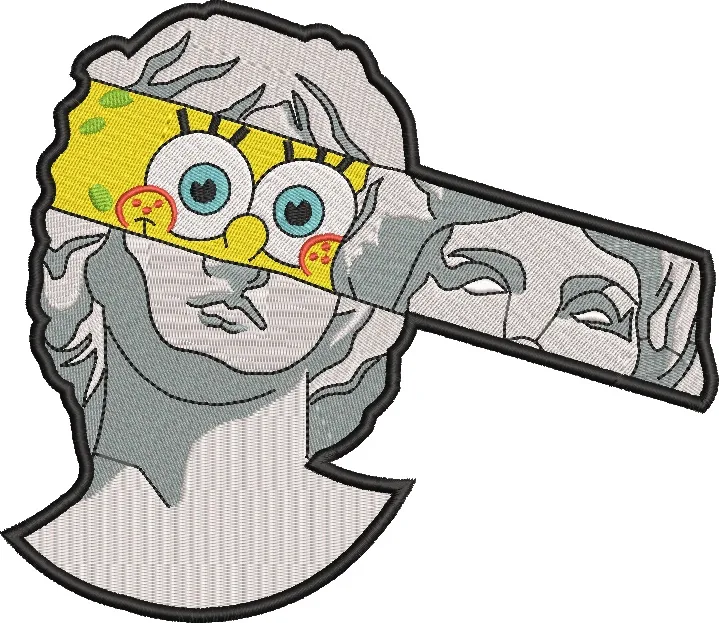 Alternative view of  Spongebob in Classical Statue Mashup 