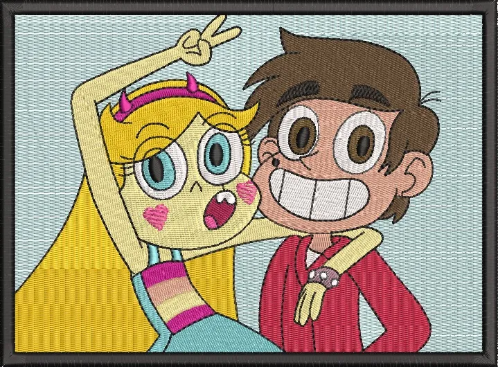 Alternative view of  Star Butterfly and Marco Diaz Selfie Patch 