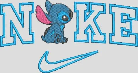Alternative view of  Stitch in Nike Logo Parody 