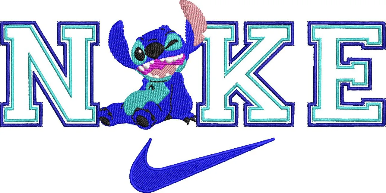 Alternative view of  Stitch with Nike Logo Parody 