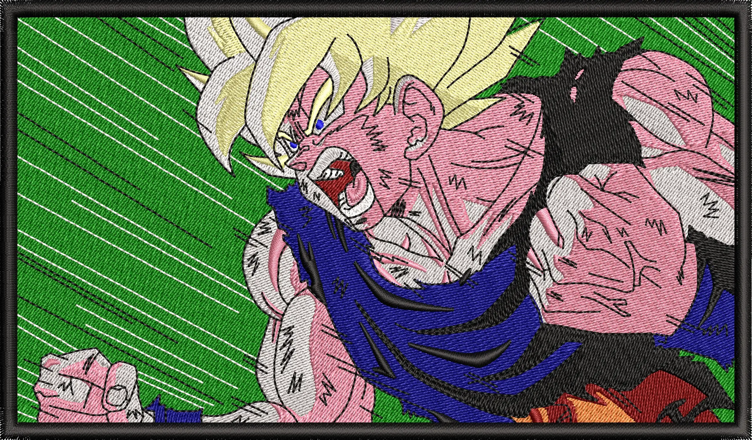 Alternative view of  Super Saiyan Goku Raging Power Embroidery 