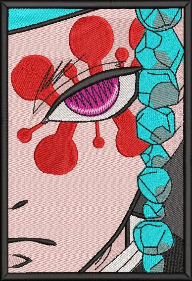 Alternative view of  Tengen Uzui Eye Close Up Embroidery 