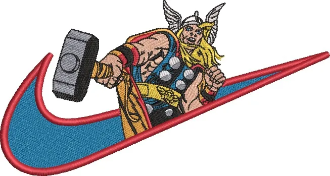 Alternative view of  Thor with Nike Swoosh 