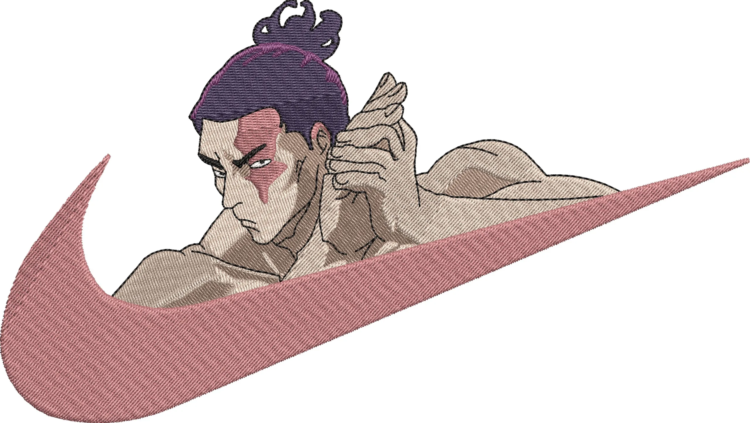 Alternative view of  Toji Fushiguro with Nike Swoosh 