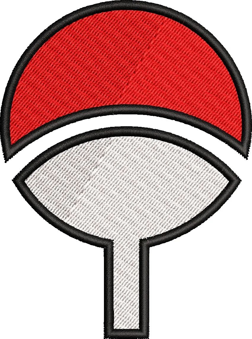 Alternative view of  Uchiha Clan Symbol Embroidery Patch 