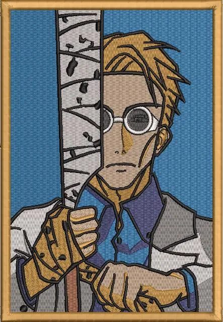 Alternative view of  Vash the Stampede with Sword Embroidery 