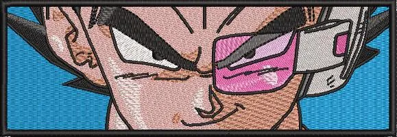 Alternative view of  Vegeta with Scouter Close Up 