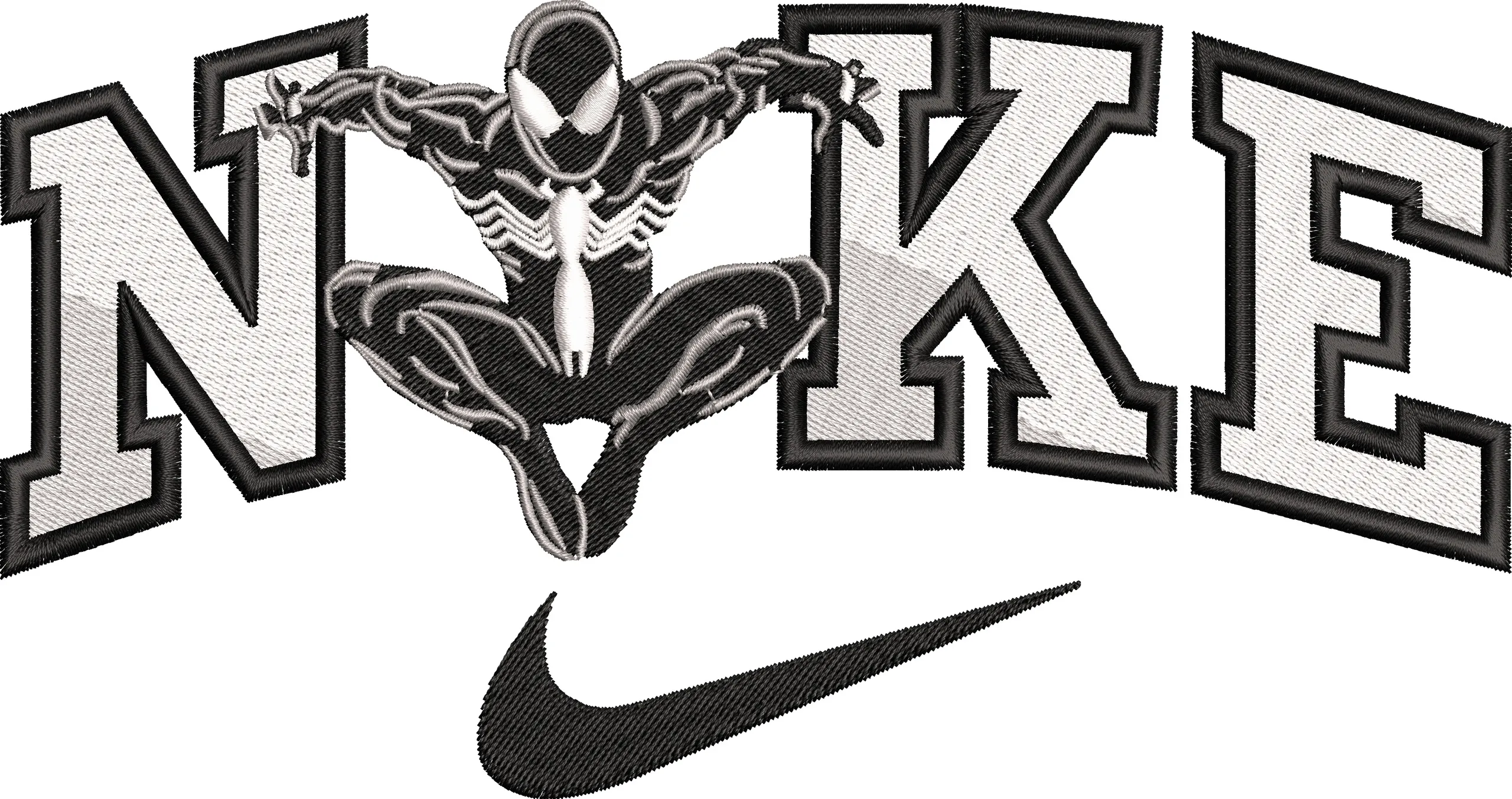 Alternative view of  Venom in Nike Logo with Swoosh 