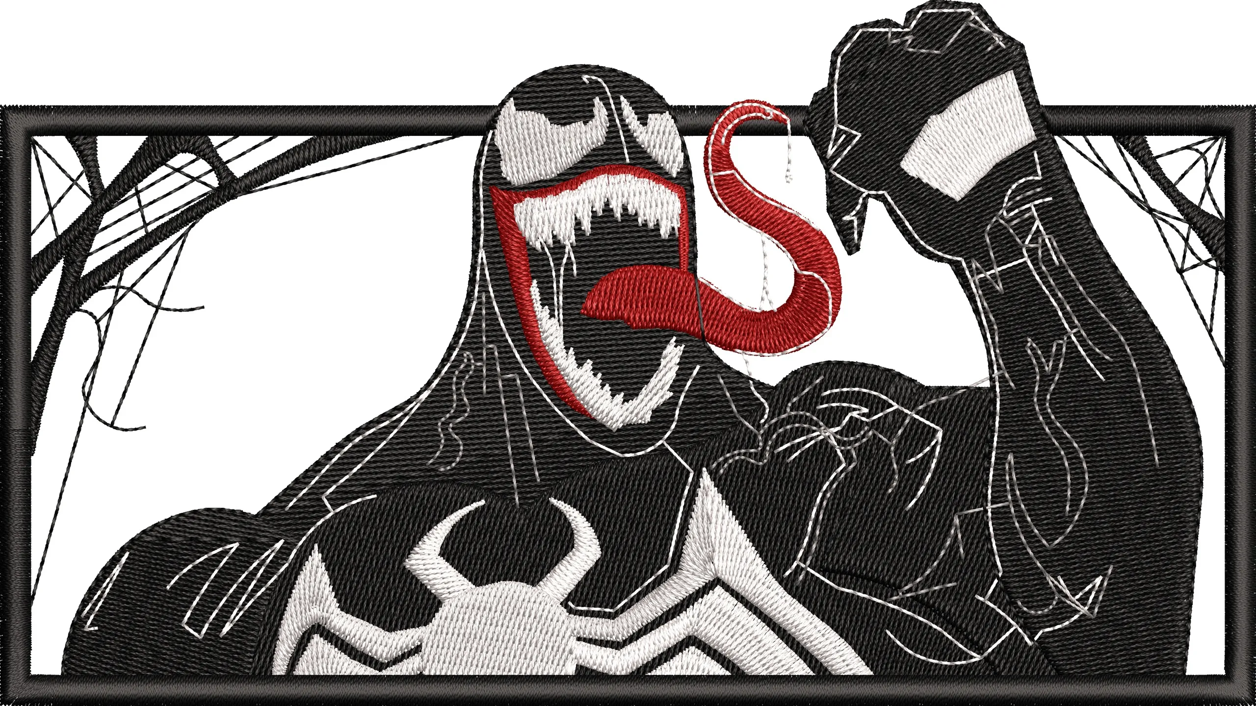 Alternative view of  Venom with Outstretched Arm and Webs 