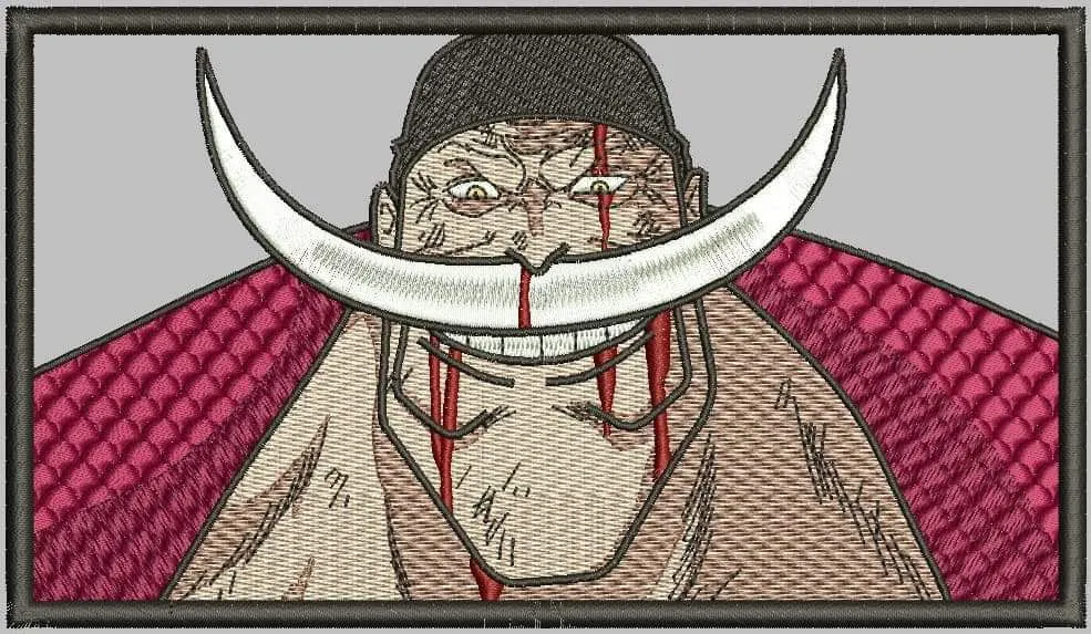 Alternative view of  Whitebeard Embroidered Portrait Patch 