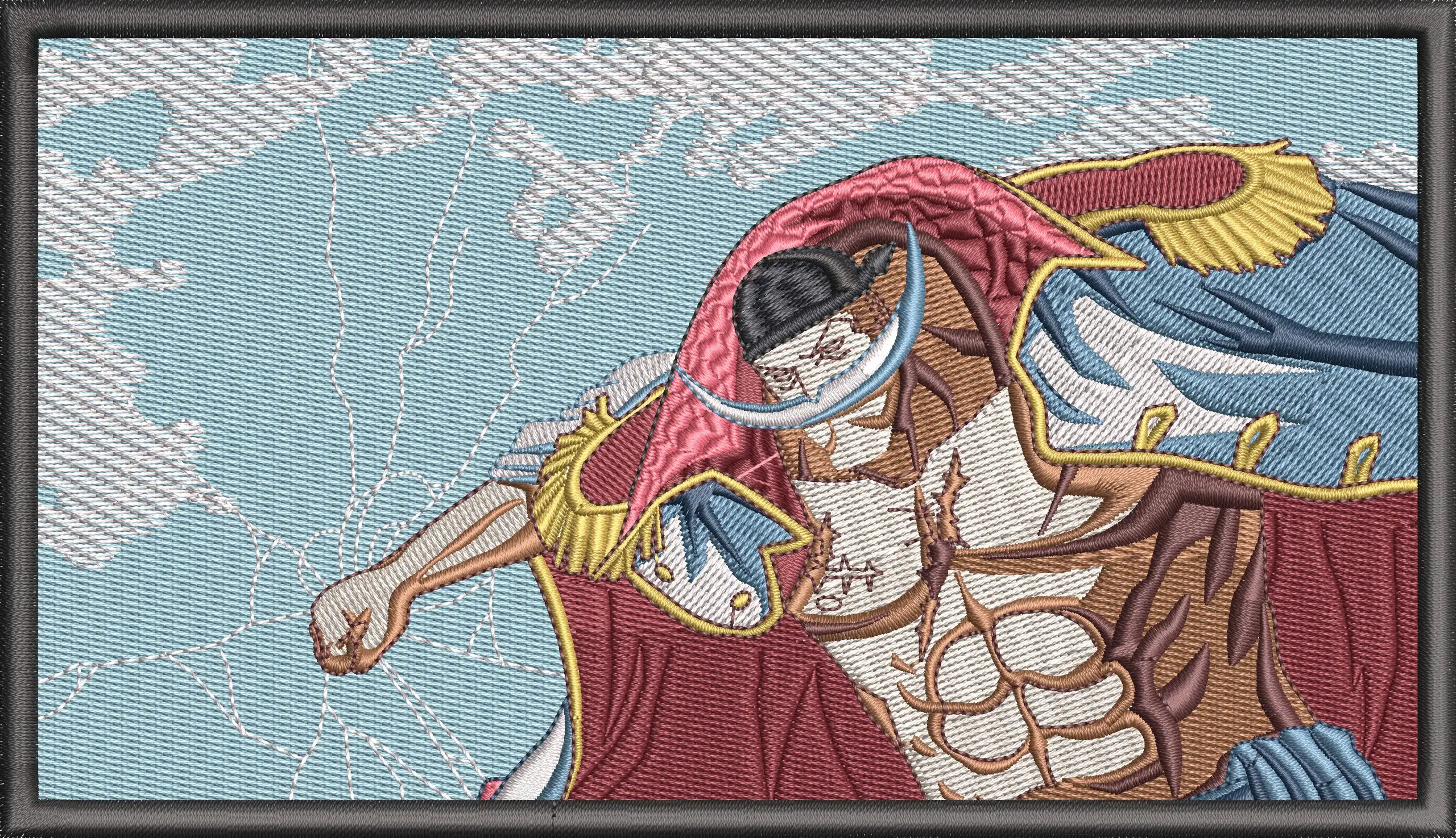 Alternative view of  Whitebeard Embroidered Punch One Piece 