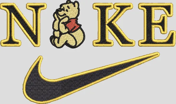 Alternative view of  Winnie the Pooh with Nike Parody 