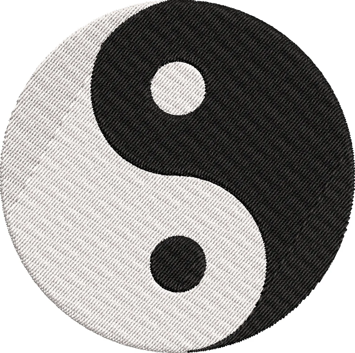Alternative view of  Yin Yang Embroidered Patch 