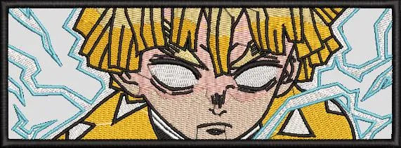 Alternative view of  Zenitsu Agatsuma Thunder Aura Patch 