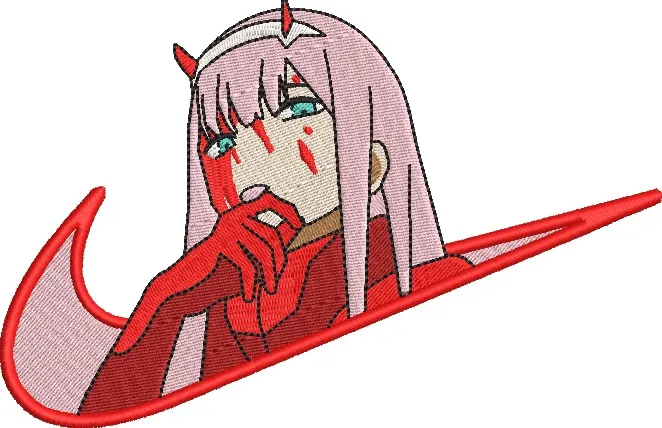 Alternative view of  Zero Two in Red Nike Swoosh 