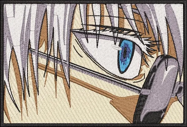 Main preview of  Blue Eyed Anime Character Closeup with Glasses 