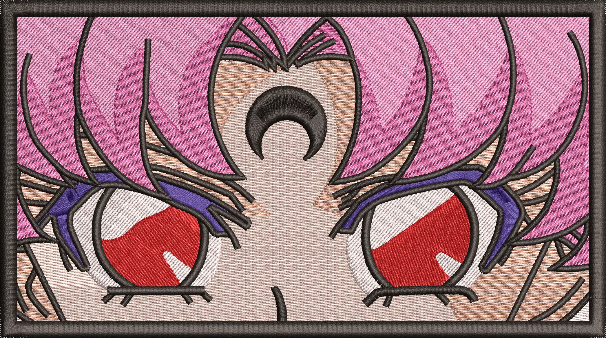  Chibiusa Close Up Eyes with Crescent Moon  embroidery pattern preview