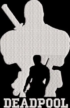 Main preview of  Deadpool Silhouette Dual Layer Design 