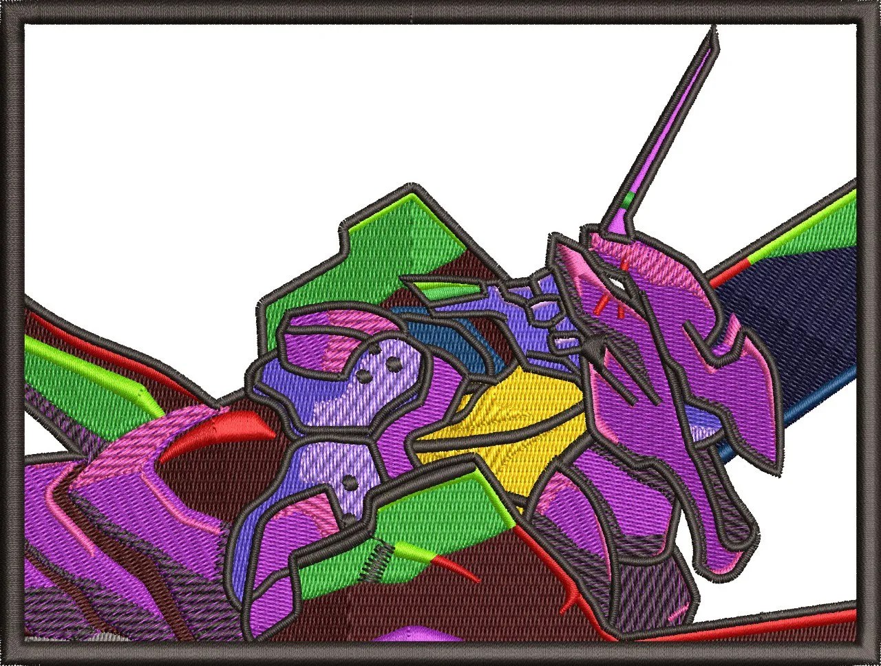 Main preview of  Evangelion Unit 01 Embroidery Style 