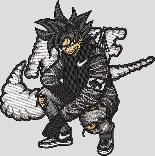 Main preview of  Goku Black Drip with Nike Cloud Patch 