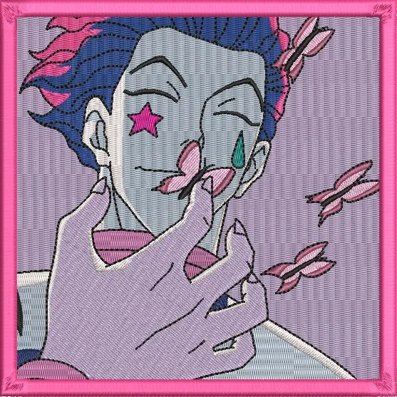 Main preview of  Hisoka with Butterflies Embroidery Patch 