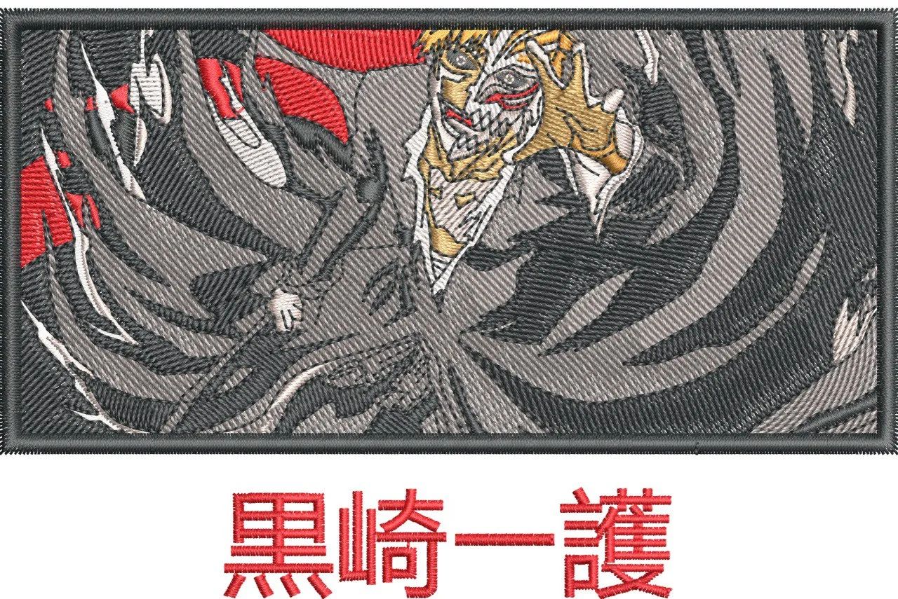 Main preview of  Hollow Ichigo Bleach Embroidered Patch 