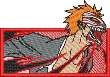  Ichigo Hollow Form Dynamic Portrait  embroidery pattern preview