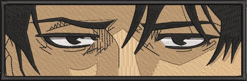  Intense Anime Eyes Close Up  embroidery pattern preview