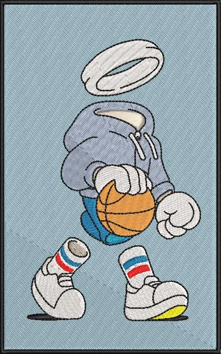 Main preview of  Invisible Basketball Player in Hoodie 