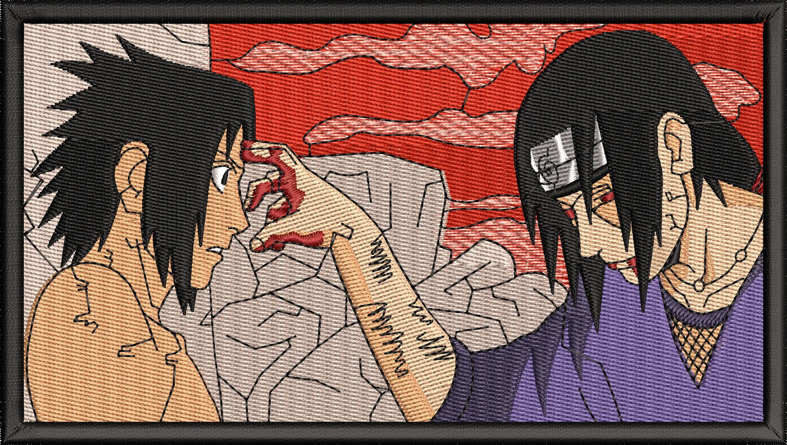 Main preview of  Itachi and Sasuke Uchiha Final Moment 