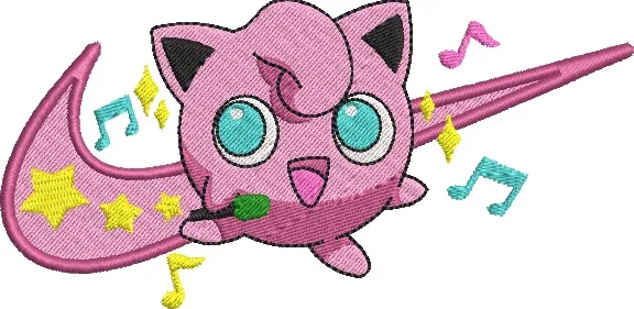 Main preview of  Jigglypuff Singing with Music Notes 