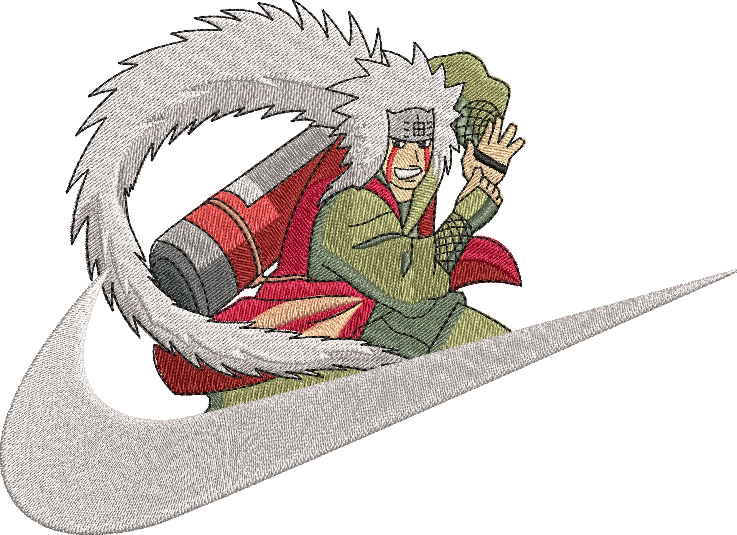 Main preview of  Jiraiya in Nike Swoosh Embroidery 