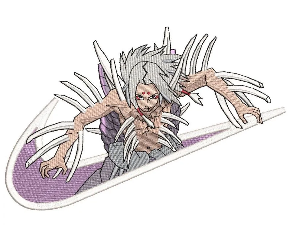  Kaguya Otsutsuki in Nike Logo  embroidery pattern preview