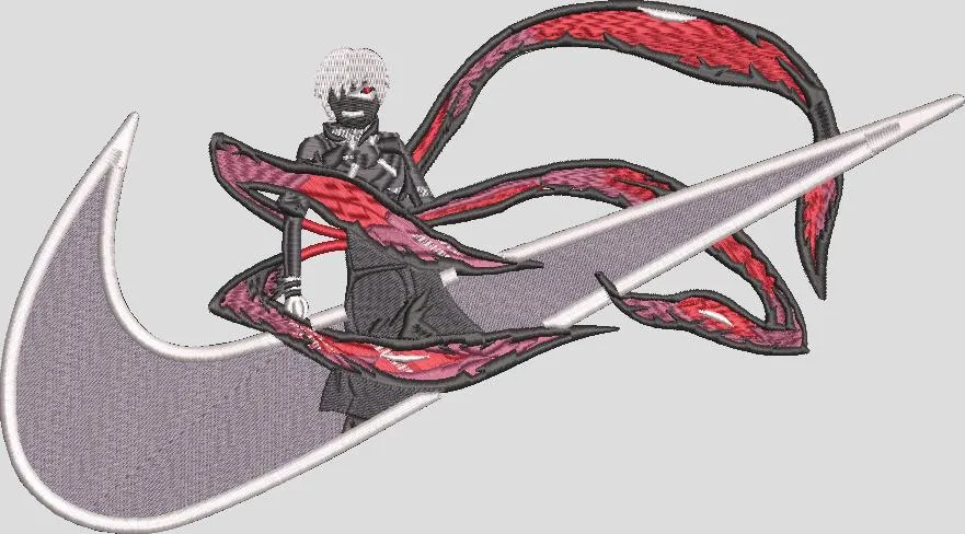 Main preview of  Kaneki Ken with Nike Swoosh 