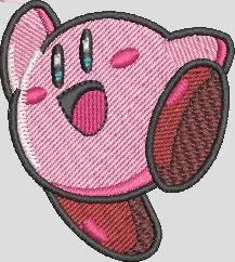  Kirby Embroidered Patch Style  embroidery pattern preview