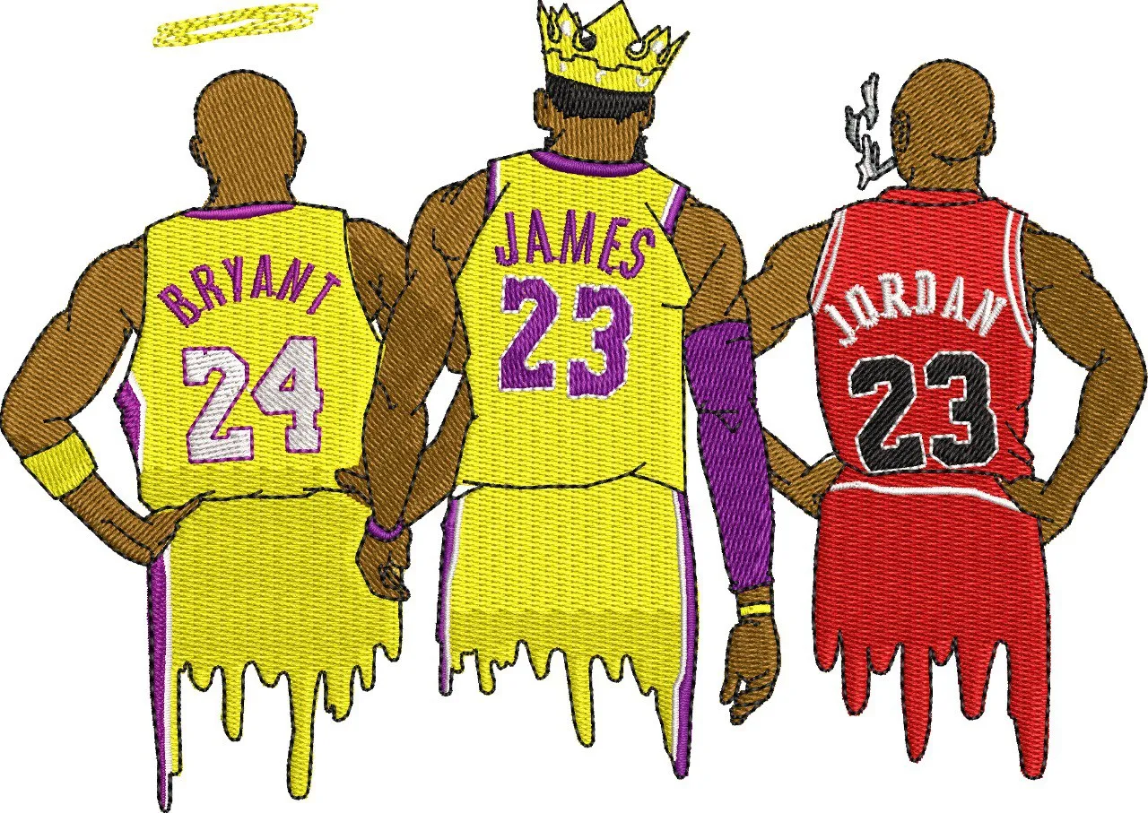 Main preview of  Legendary Basketball Players Melting Jerseys 